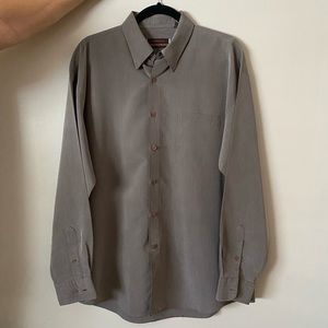 Johnston & Murphy Dark Grey Button Down